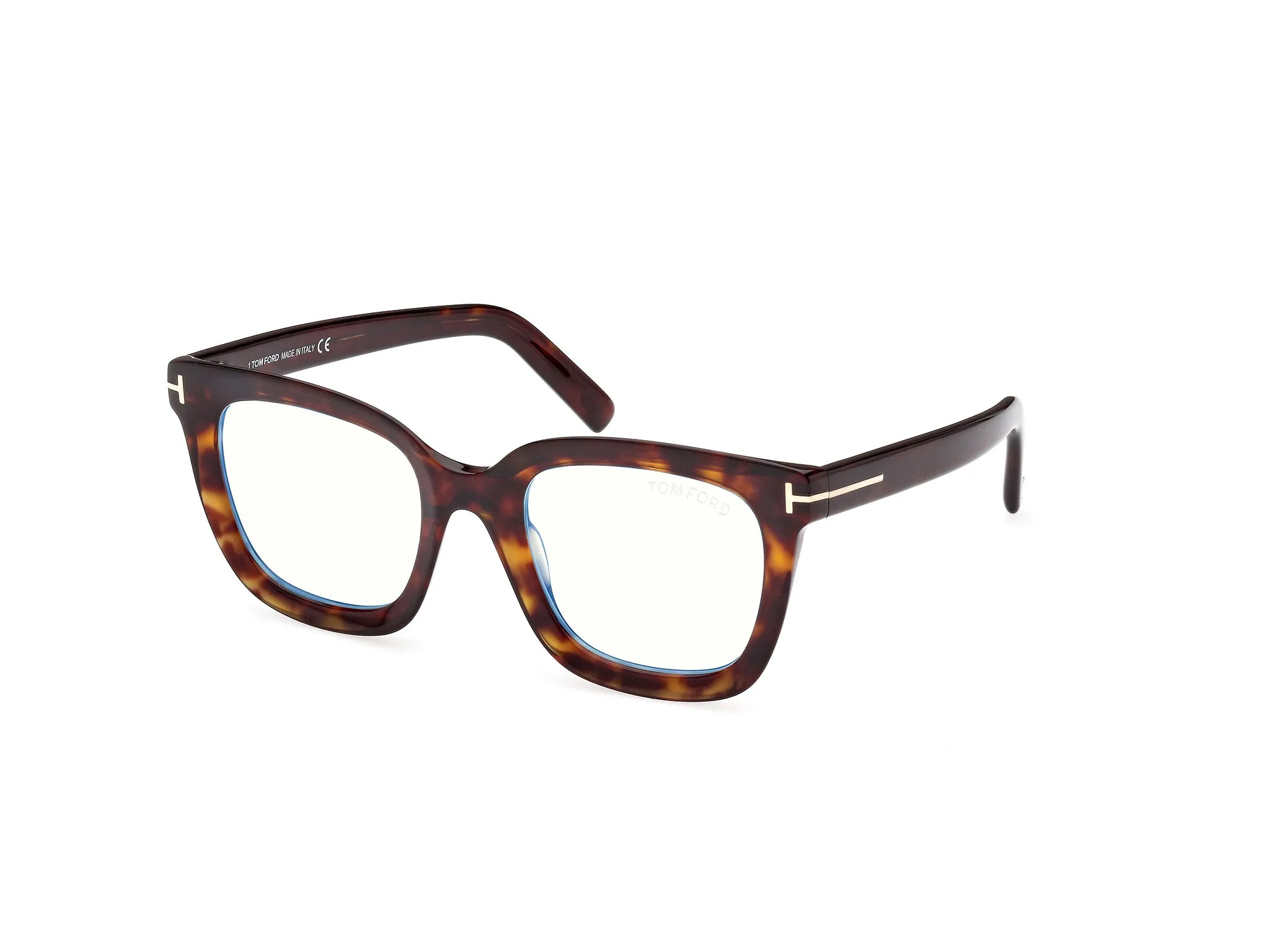 TOM FORD FT5880-B 52 Montature da vista Acetato Havana Squadrata Normale - immagine 1