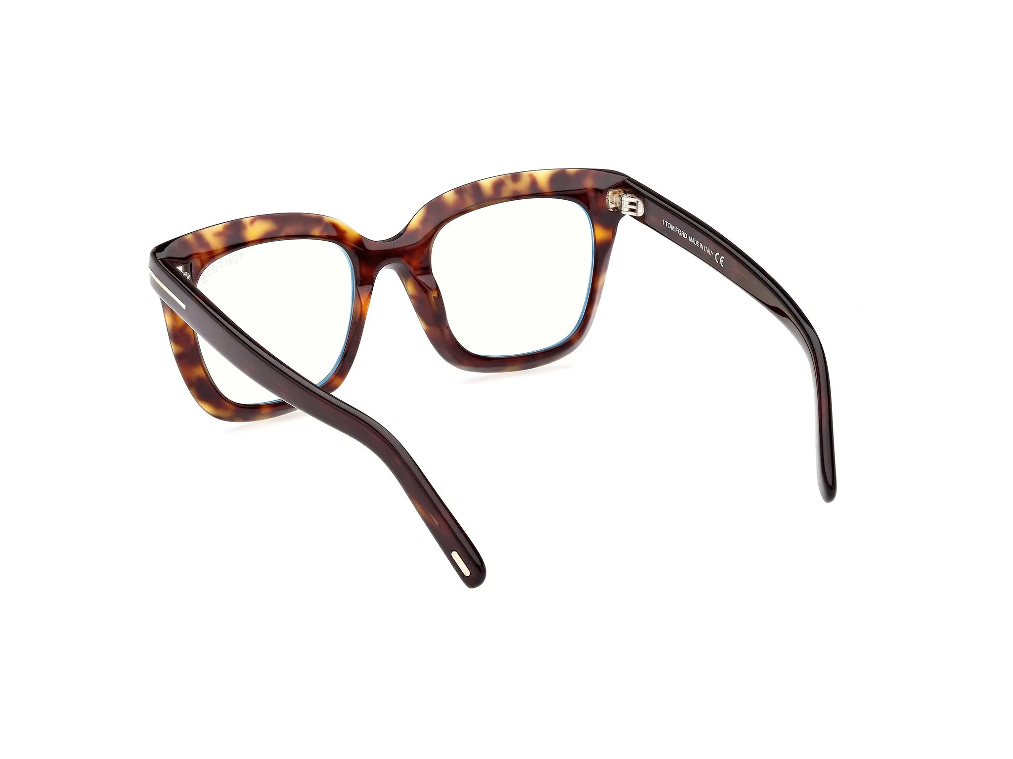 TOM FORD FT5880-B 52 Montature da vista Acetato Havana Squadrata Normale - immagine 4