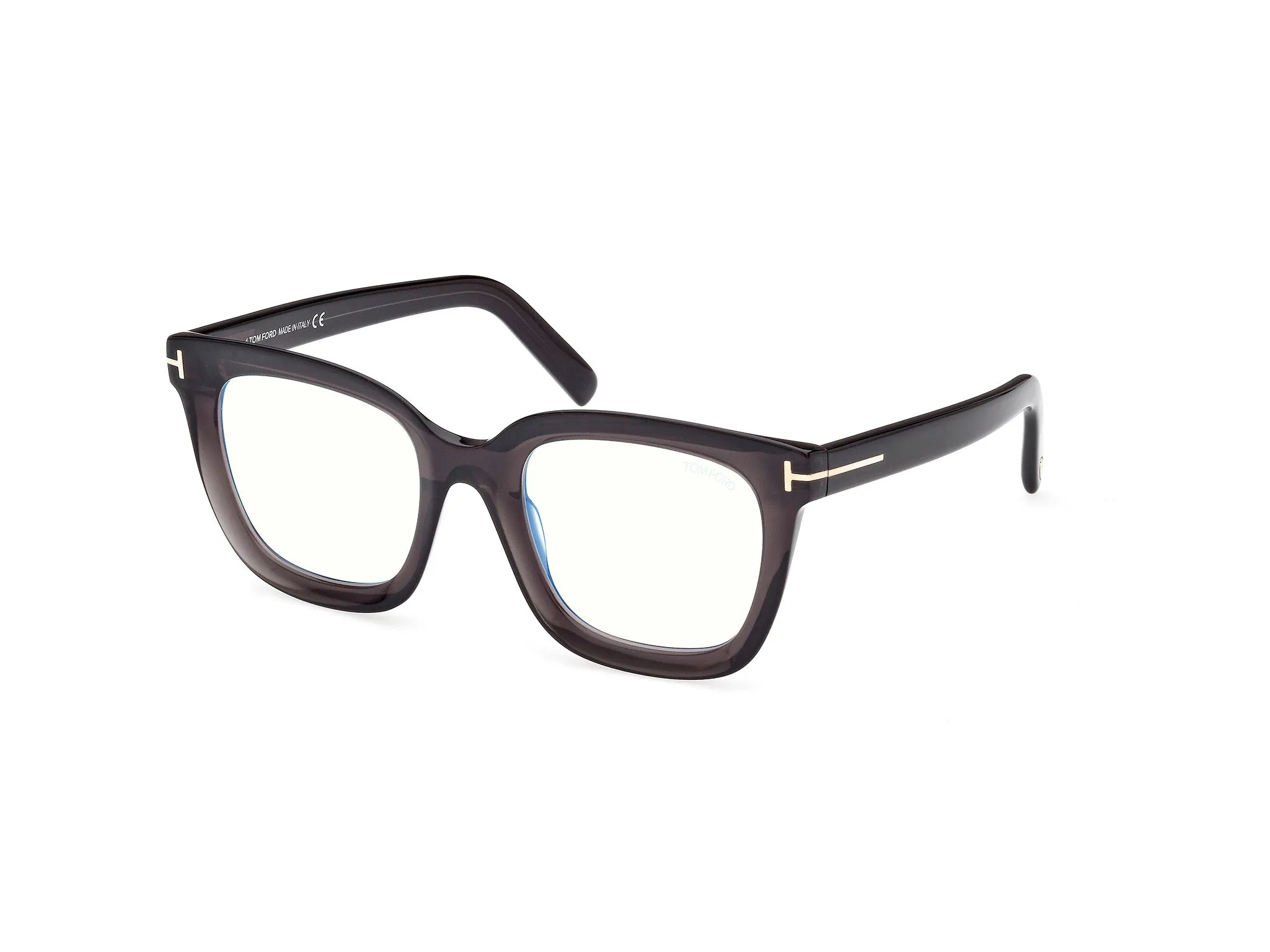TOM FORD FT5880-B 20 Montature da vista Acetato Grigio Squadrata Normale - immagine 1