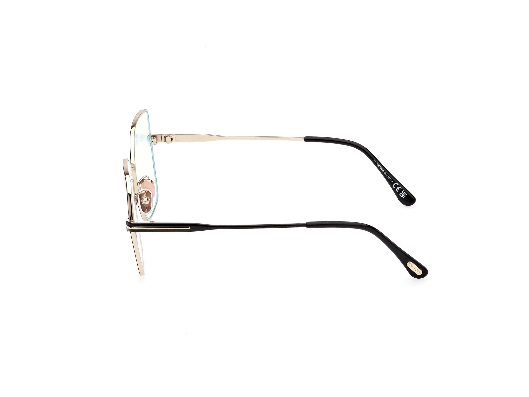 TOM FORD FT5876-B 32 Montature da vista Metallo Oro Farfalla Normale - immagine 2