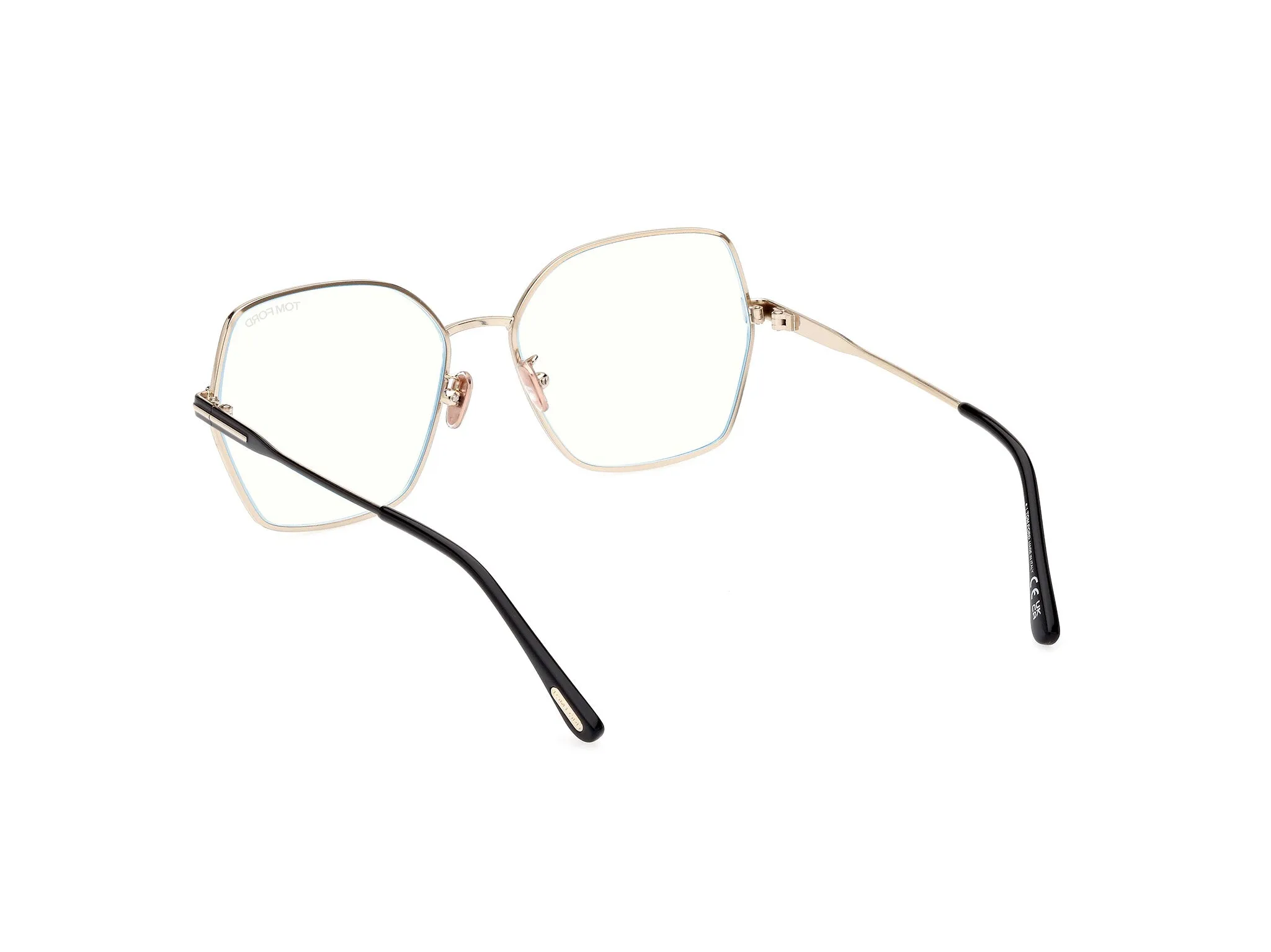 TOM FORD FT5876-B 32 Montature da vista Metallo Oro Farfalla Normale - immagine 4