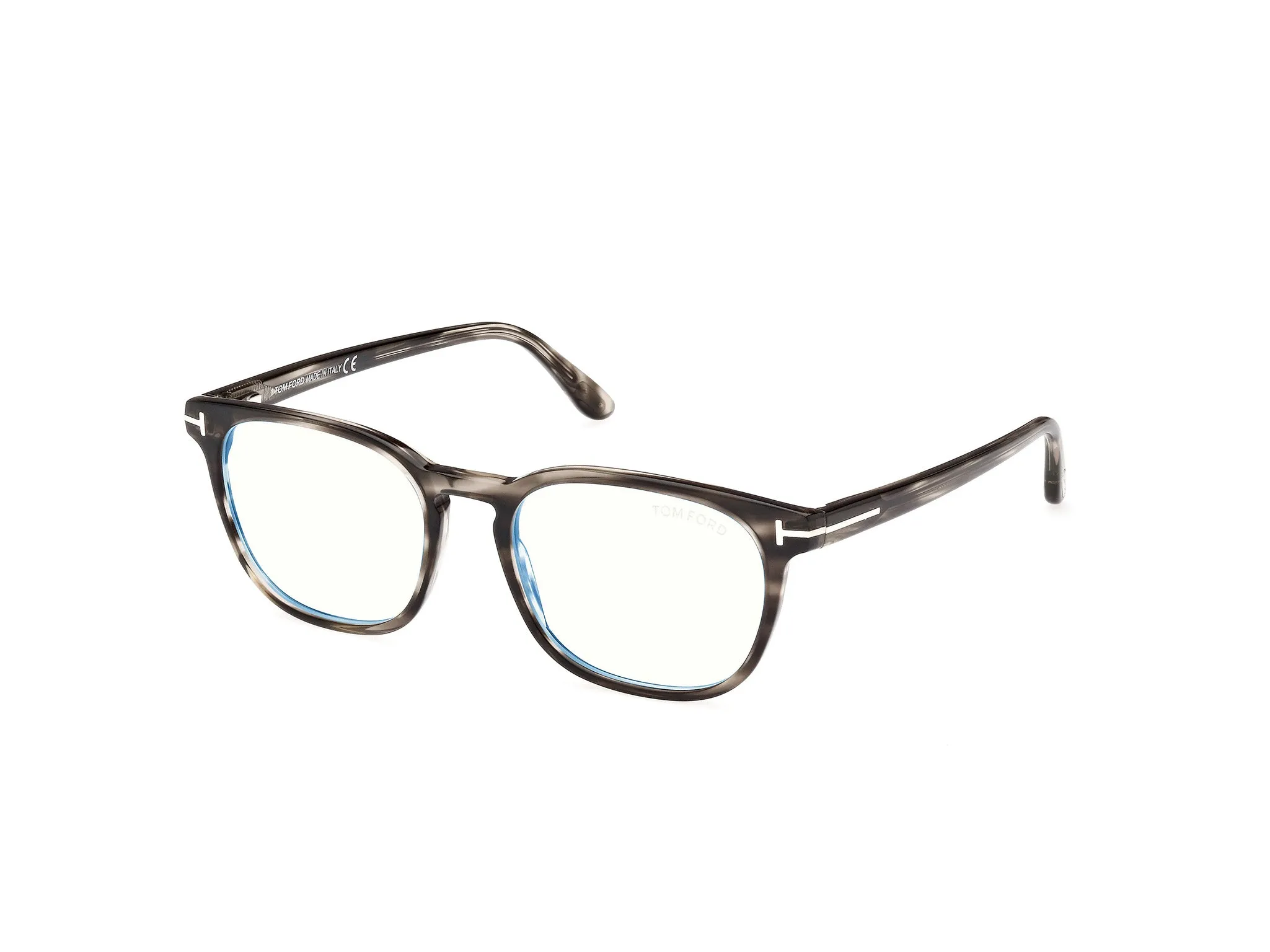 TOM FORD FT5868-B 20 Montature da vista Acetato Grigio Squadrata Normale - immagine 1