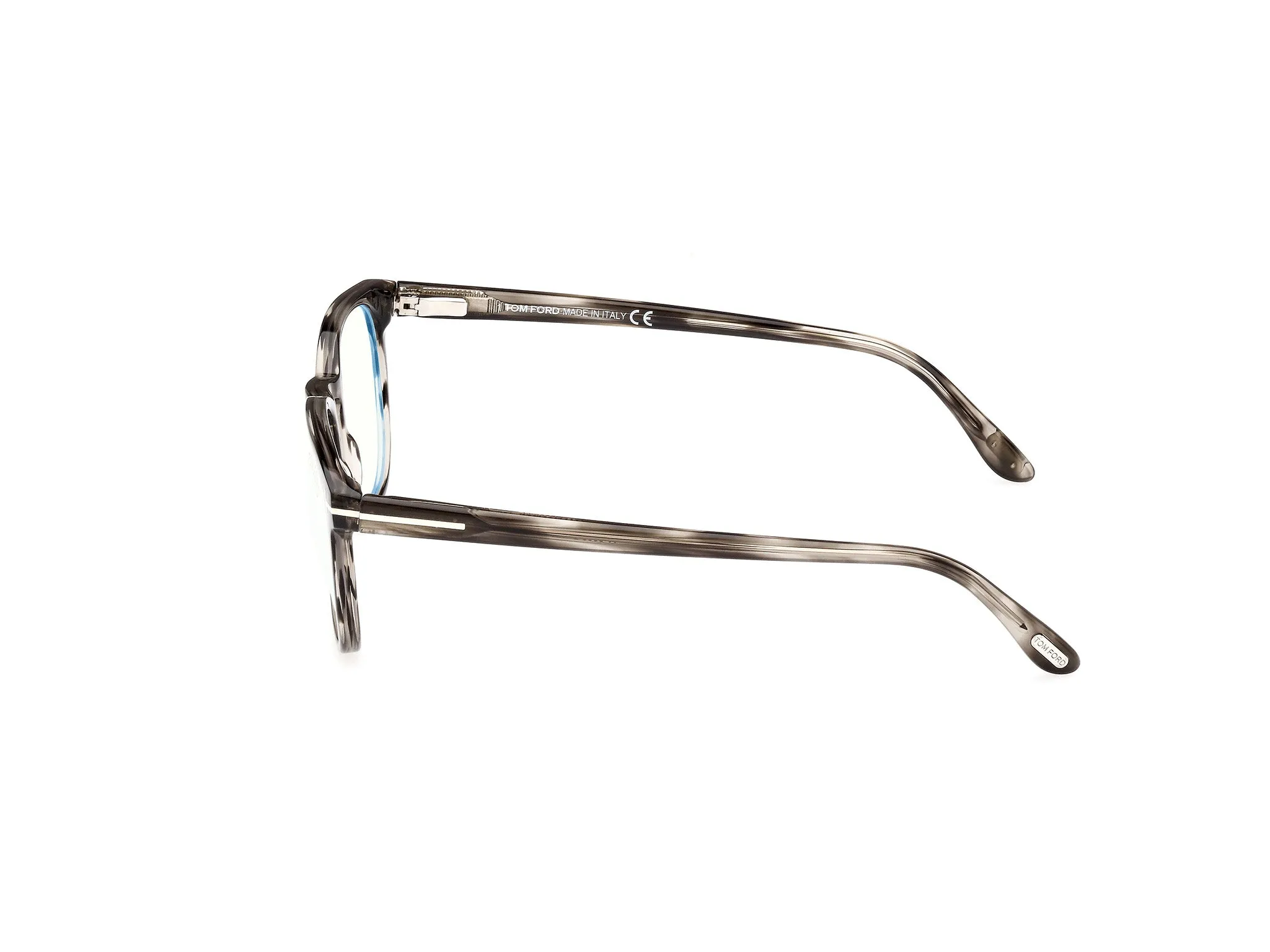TOM FORD FT5868-B 20 Montature da vista Acetato Grigio Squadrata Normale - immagine 2