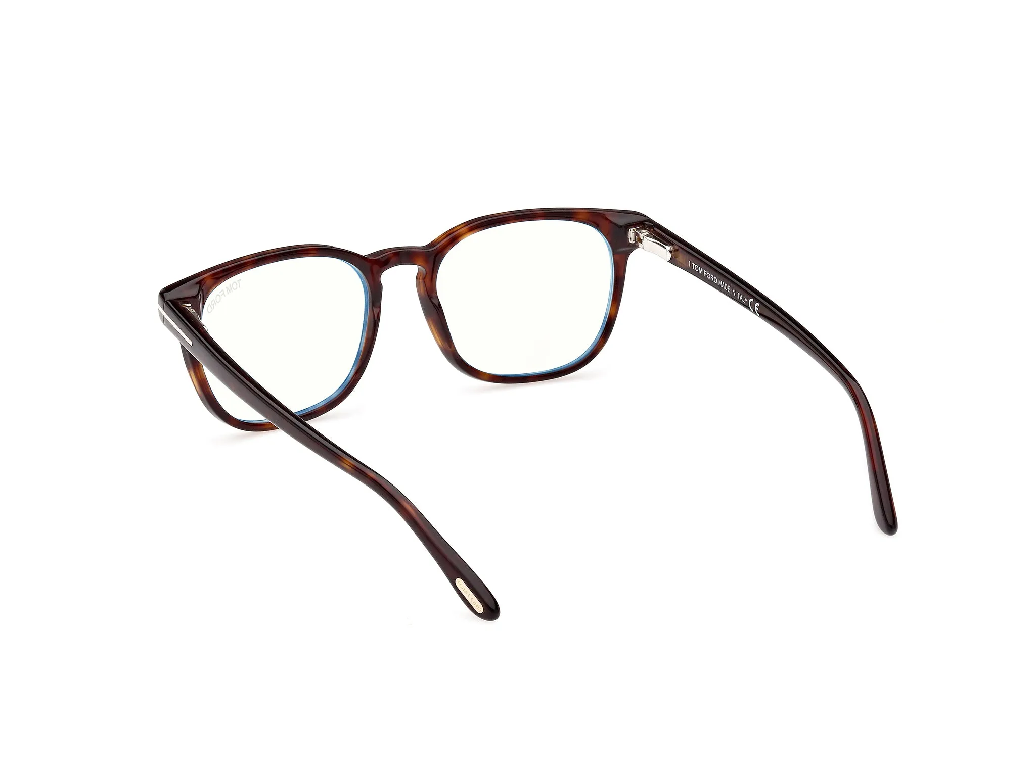 TOM FORD FT5868-B 52 Montature da vista Acetato Havana scuro Squadrata Normale - immagine 4