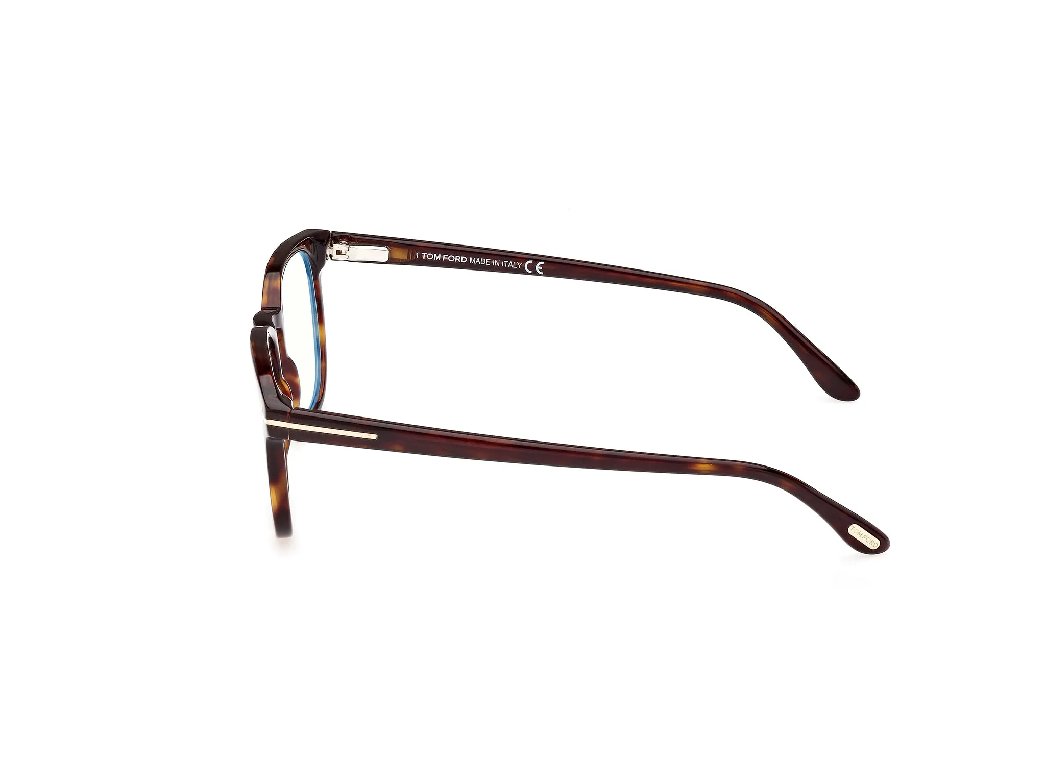 TOM FORD FT5868-B 52 Montature da vista Acetato Havana Squadrata Normale - immagine 2