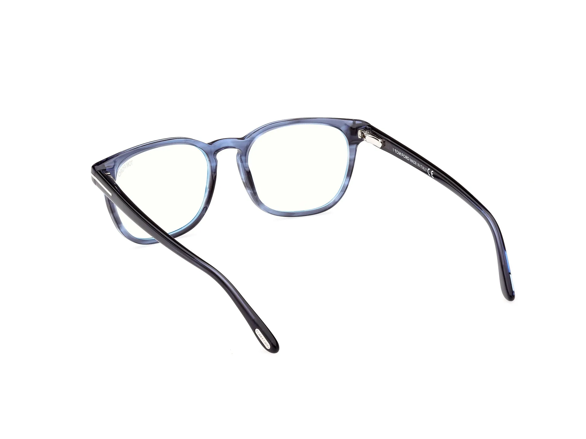 TOM FORD FT5868-B 92 Montature da vista Acetato Blu Squadrata Normale - immagine 4