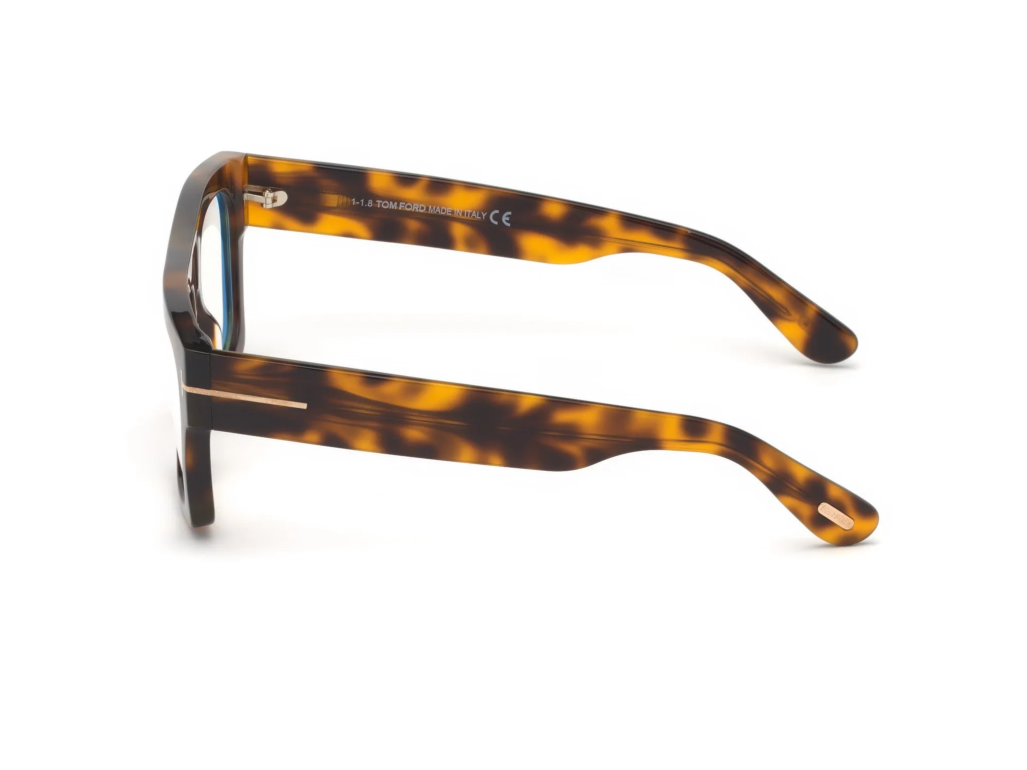 TOM FORD FT5634-B 56 Montature da vista Acetato Havana Geometrica Normale - immagine 2