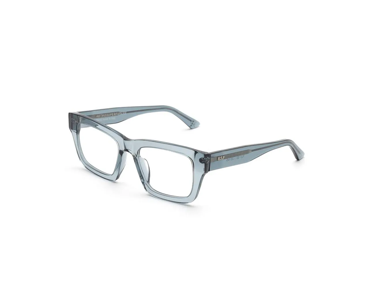 Retrosuperfuture 7LY NUMERO 108 STONED Montature da vista Acetato Blu Squadrata - immagine 1