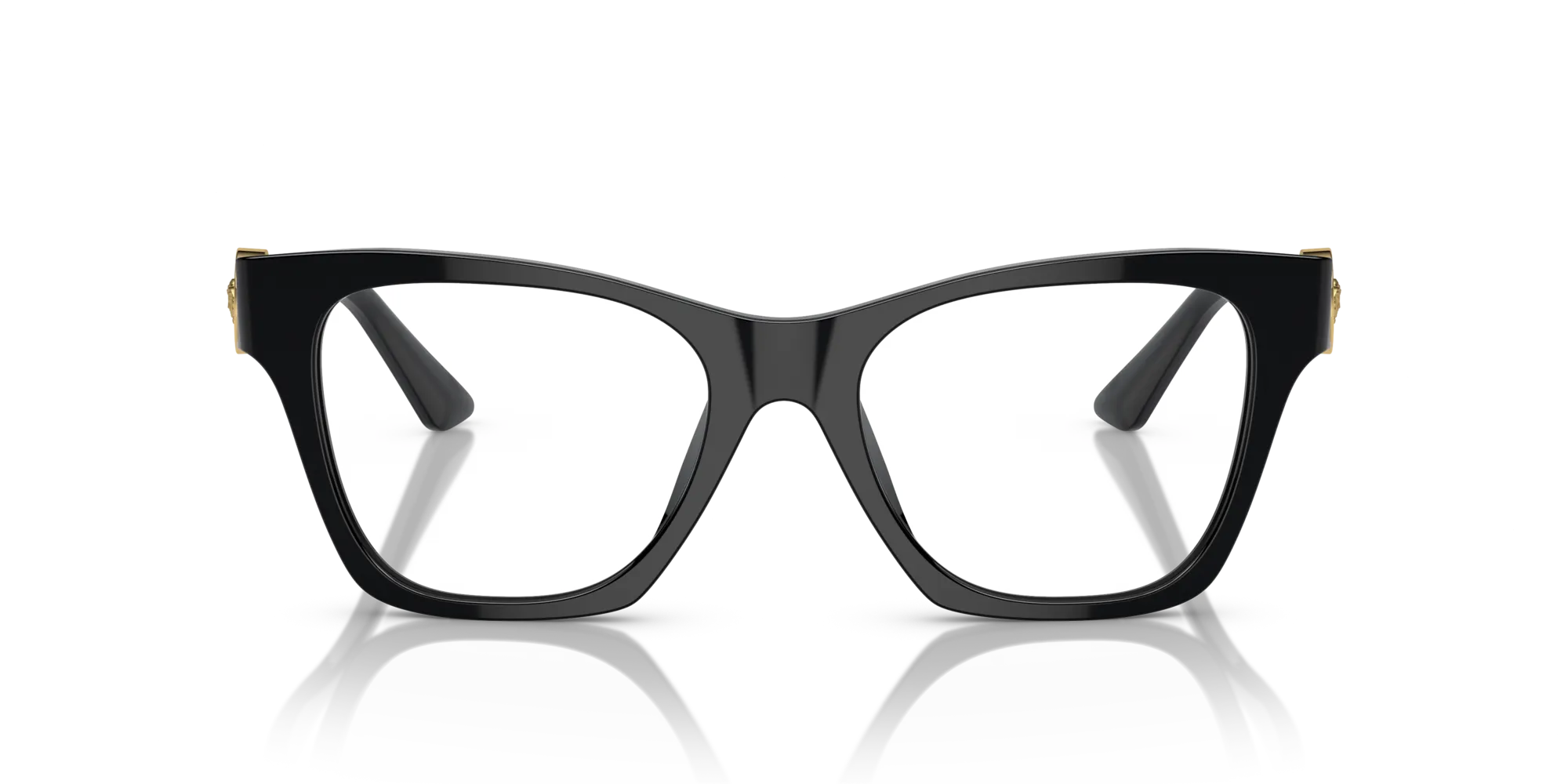 Versace VE3341U GB1 Montature da vista Acetato Nero Geometrica Normale - immagine 3