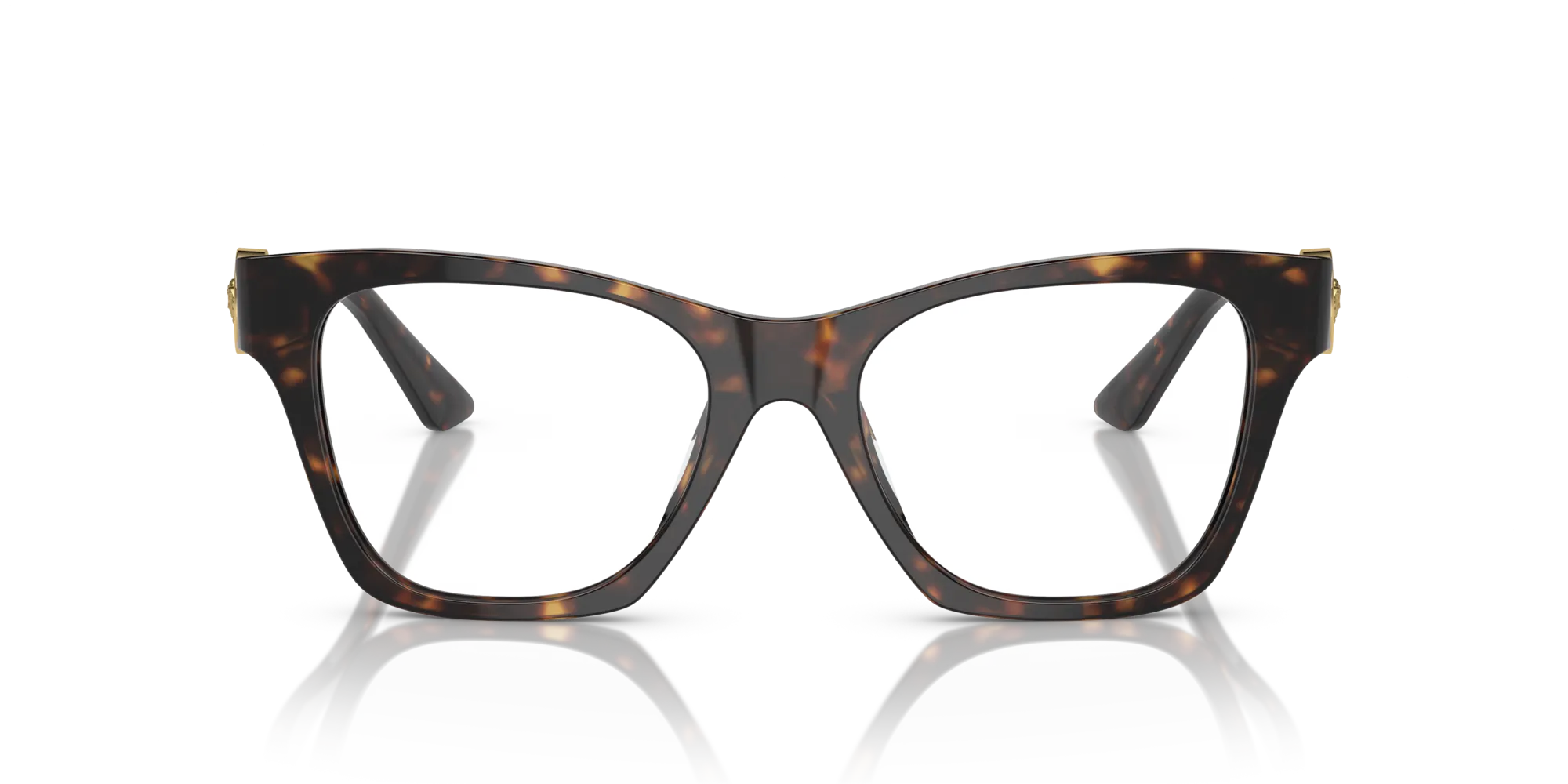Versace VE3341U 108 Montature da vista Acetato Tartaruga Trasparente Geometrica Normale - immagine 3