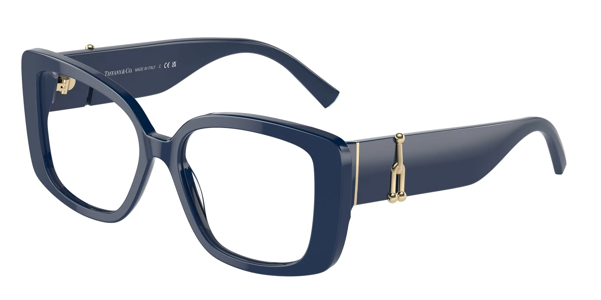 Tiffany TF2235 8385 Montature da vista Acetato Blu Trasparente Squadrata Normale - immagine 1