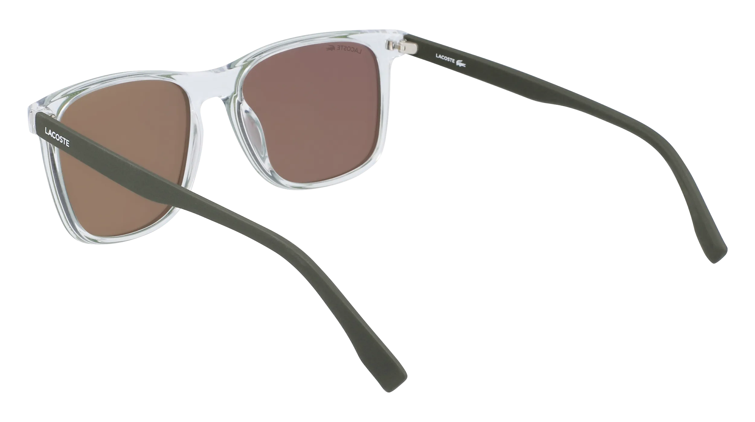 Lacoste L882S 317 Occhiali da sole Iniettato Verde Squadrata Fotocromatiche Fotocromatiche - immagine 4