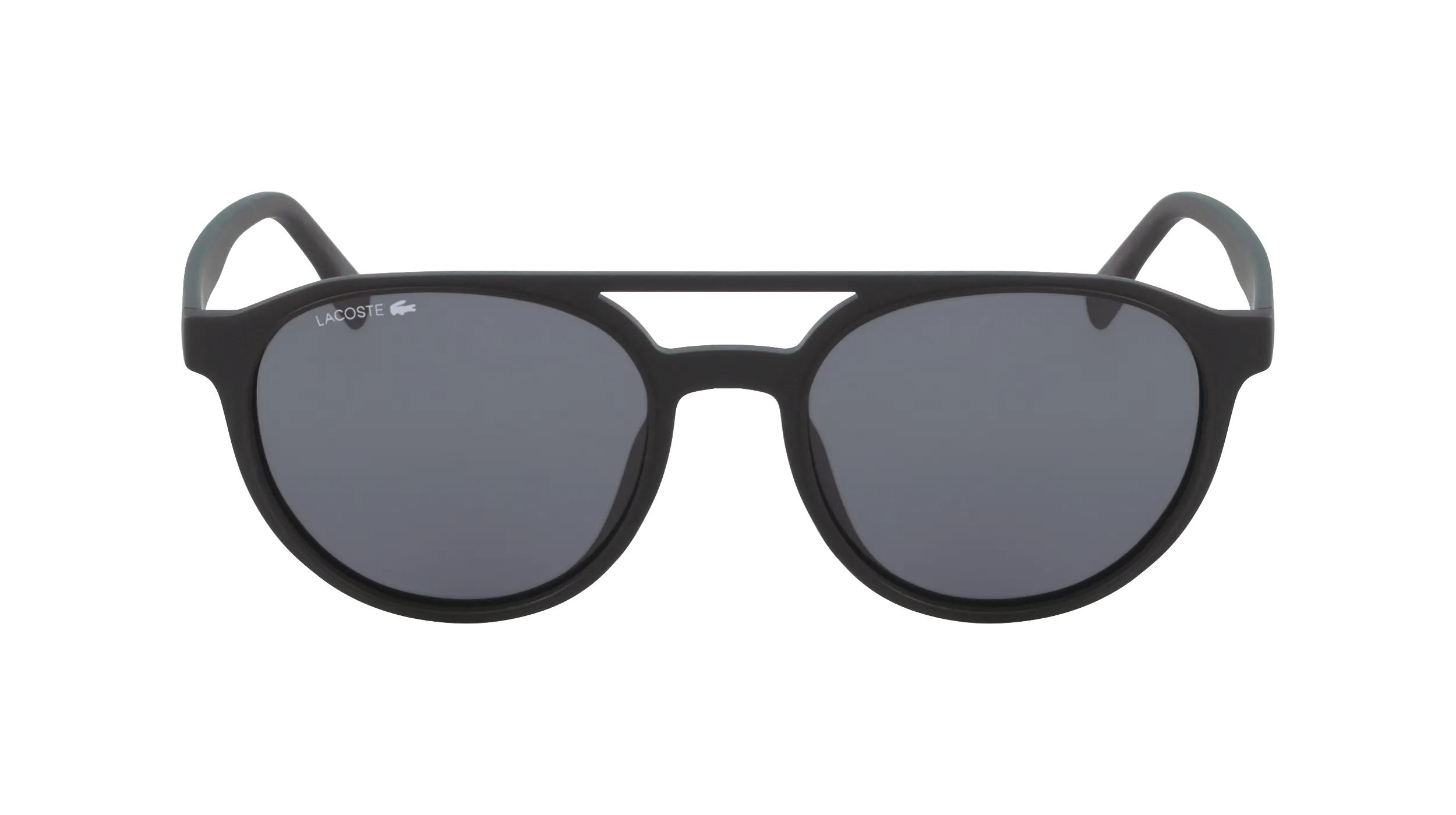 Lacoste L881S 001 Occhiali da sole Iniettato Nero Rotonda Normale Fotocromatiche - immagine 2