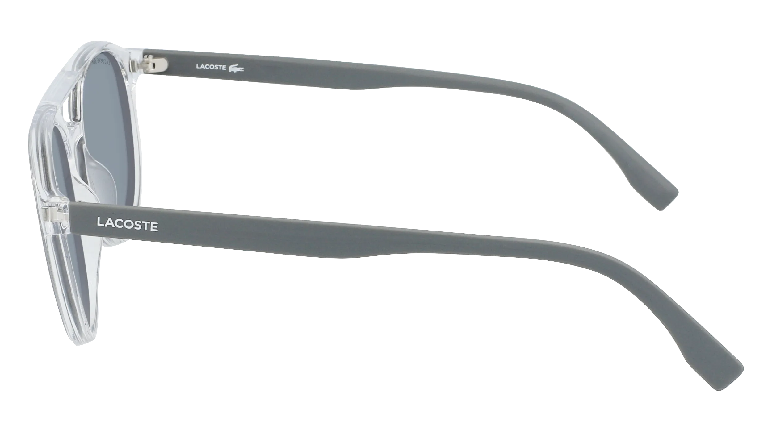 Lacoste L881S 057 Occhiali da sole Iniettato Trasparente Rotonda Normale Fotocromatiche - immagine 3