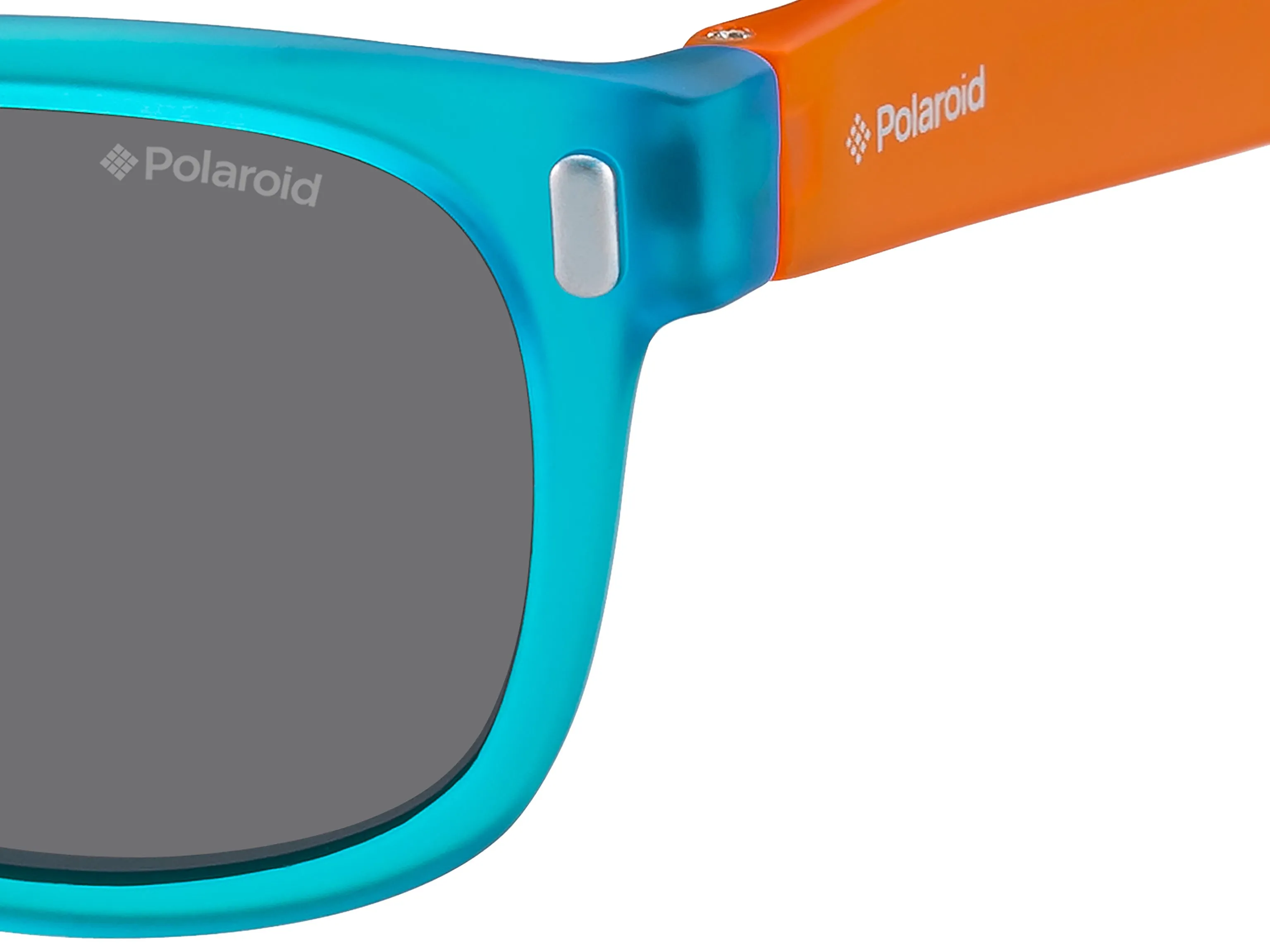 Polaroid P0115 89T/Y2 Occhiali da sole bambino Plastica Blu Grigio Squadrata Normale - immagine 3