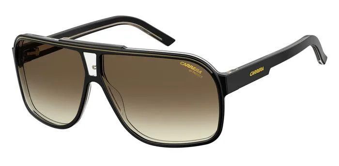 Carrera GRAND PRIX 2 807/HA Occhiali da sole Plastica Nero Marrone Squadrata Sfumato - immagine 1