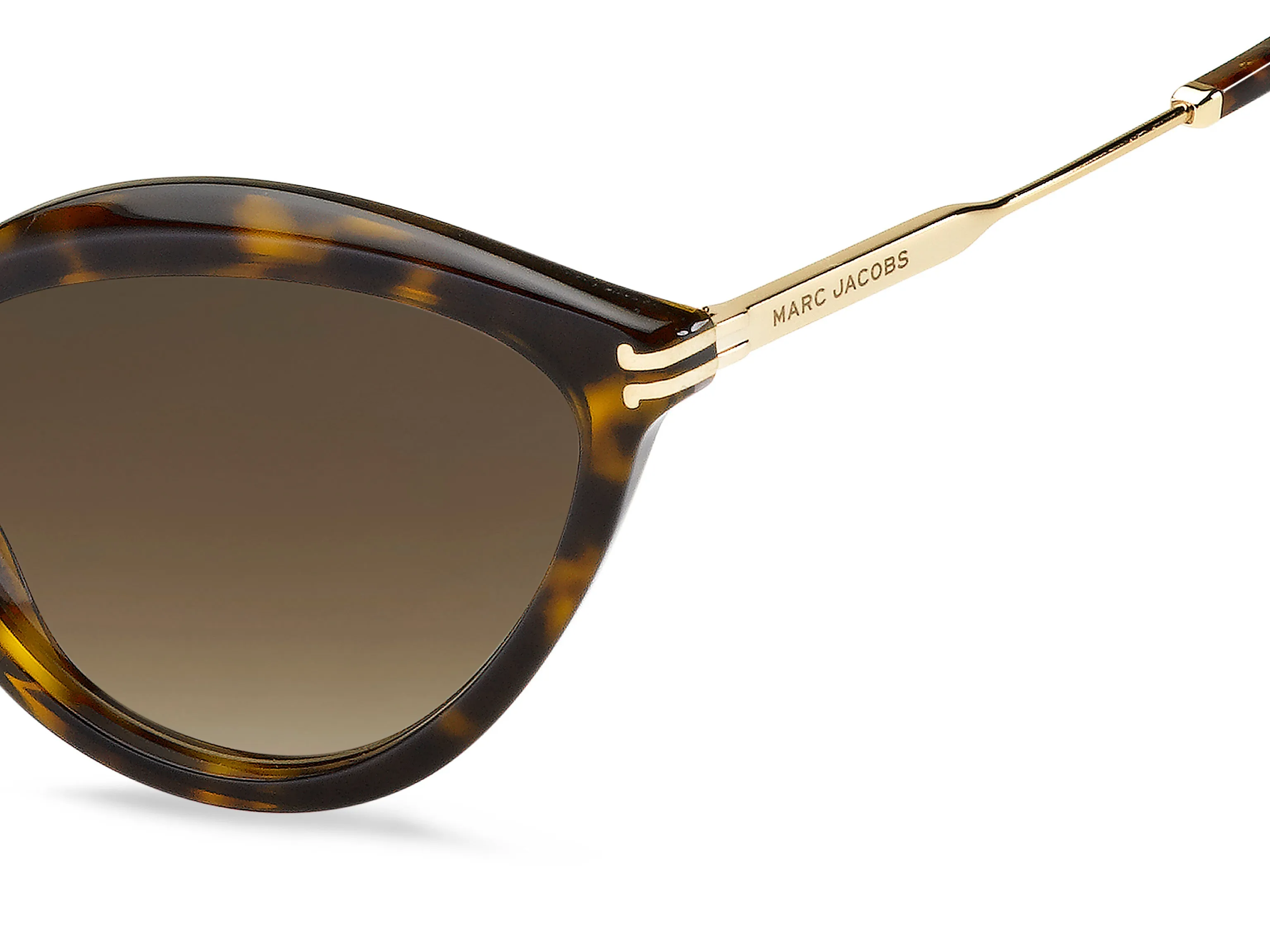 Marc Jacobs MJ 1004/S WR9/HA Occhiali da sole Acetato Havana Marrone Cat Eye Sfumato - immagine 3