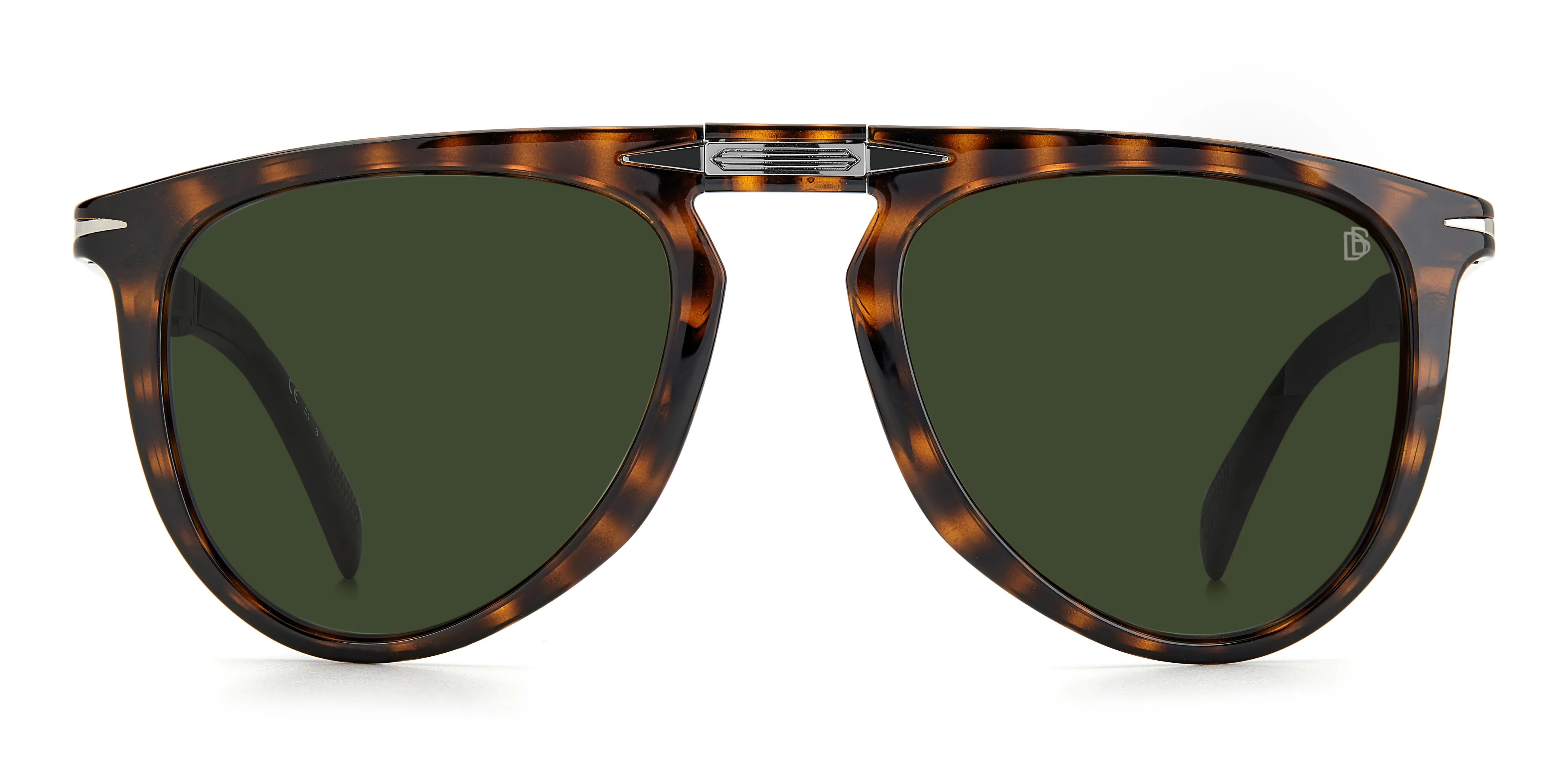 DAVID BECKHAM DB 1039/S/FD 086/QT Occhiali da sole Plastica Havana Verde Pilot - immagine 2