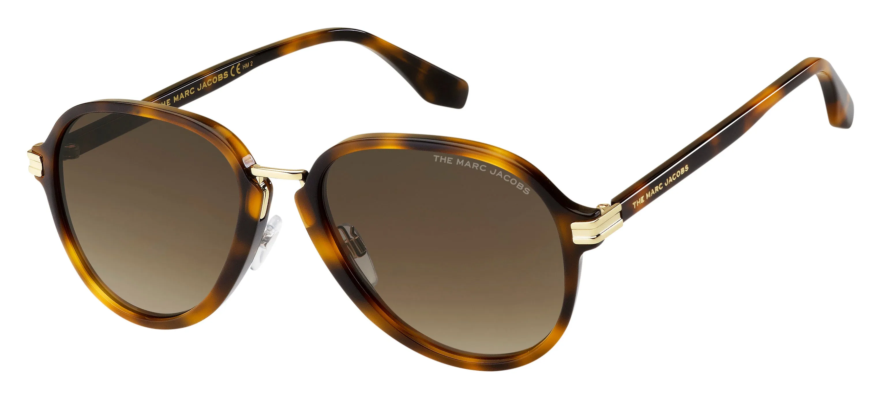 Marc Jacobs MARC 534/S 086/HA Occhiali da sole Acetato Havana Marrone Pilot Sfumato - immagine 1