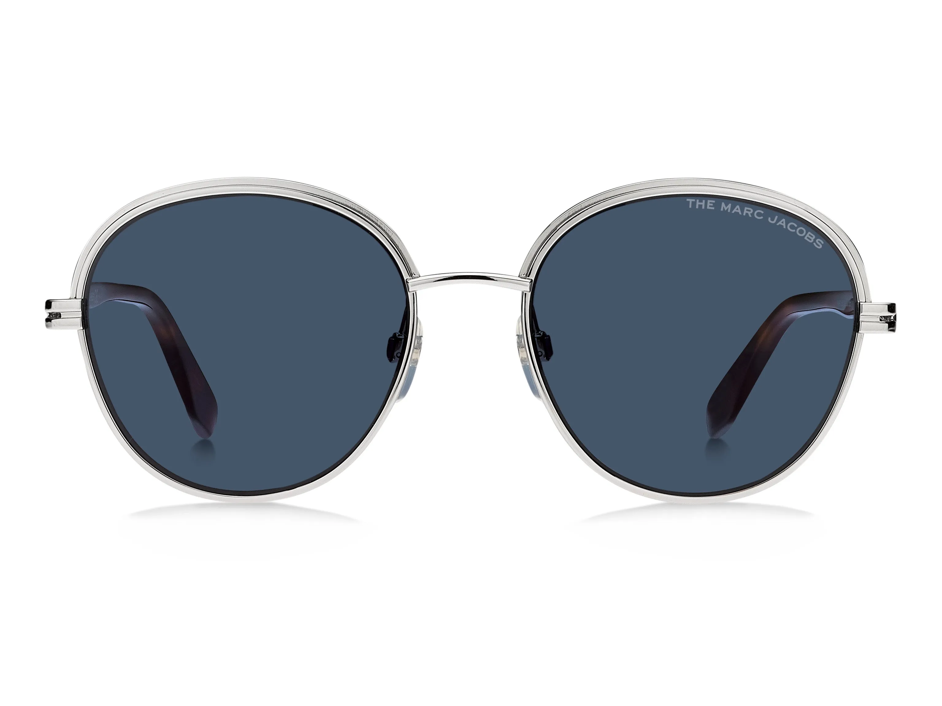 Marc Jacobs MARC 532/S 8JD/KU Occhiali da sole Metallo Grigio Blu Rotonda Normale - immagine 2