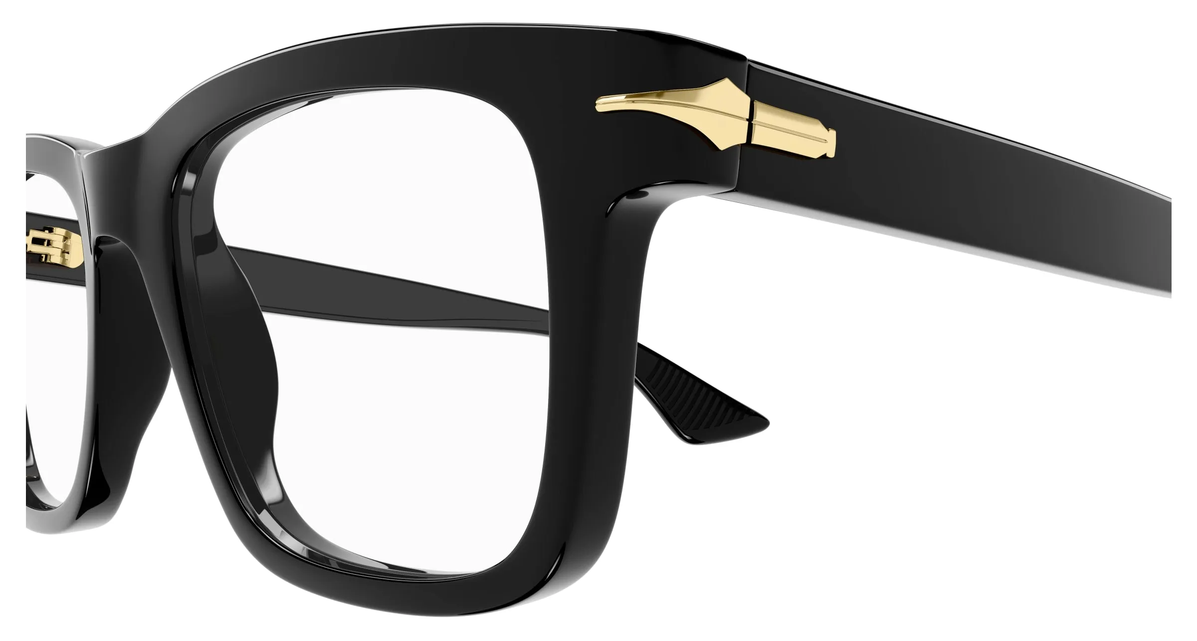 Montblanc MB0266O 001 Montature da vista Acetato Nero Squadrata - immagine 4