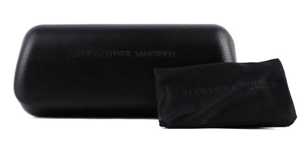 Alexander McQueen AM0401O 002 Montature da vista Acetato Havana Cat Eye - immagine 2