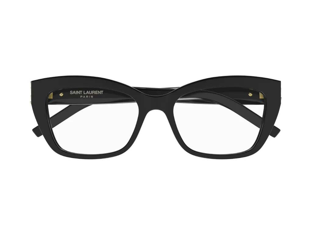 SAINT LAURENT SL M117 001 Montature da vista Acetato Nero Cat Eye ["Antiriflesso"] - immagine 2