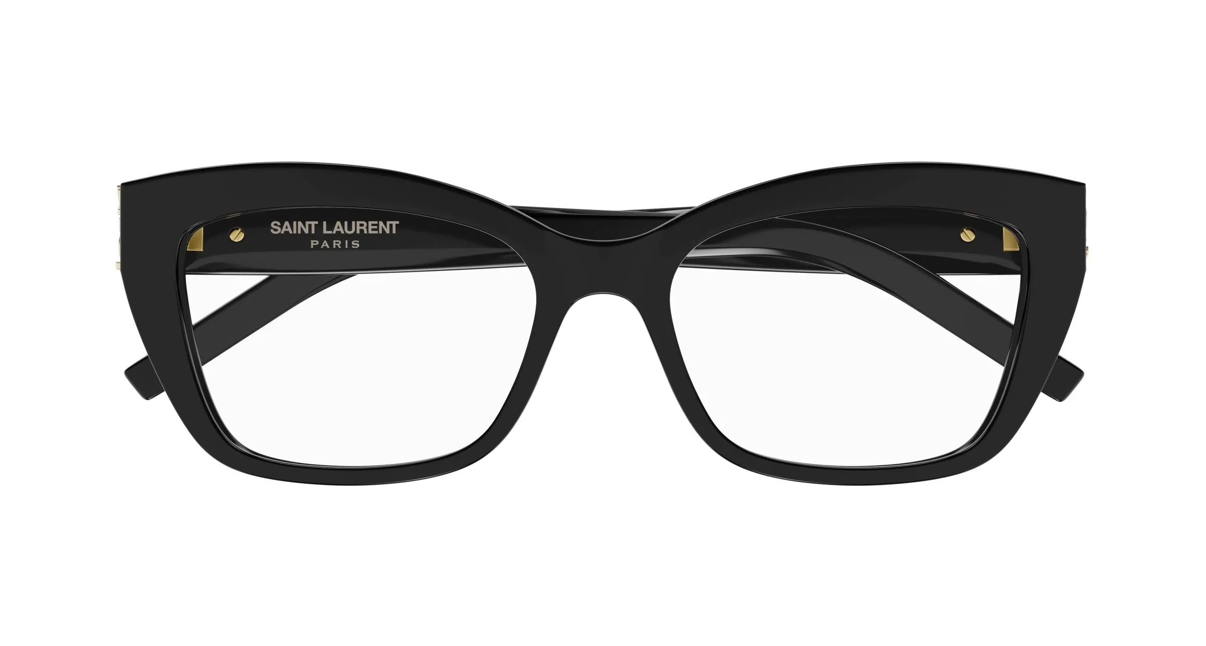 SAINT LAURENT SL M117 001 Montature da vista Acetato Nero Cat Eye ["Antiriflesso"] - immagine 3