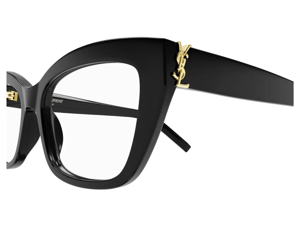 SAINT LAURENT SL M117 001 Montature da vista Acetato Nero Cat Eye ["Antiriflesso"] - immagine 4