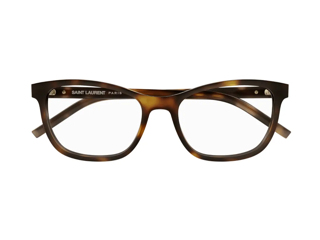 SAINT LAURENT SL M121 002 Montature da vista Plastica Havana Squadrata ["Antiriflesso"] - immagine 2