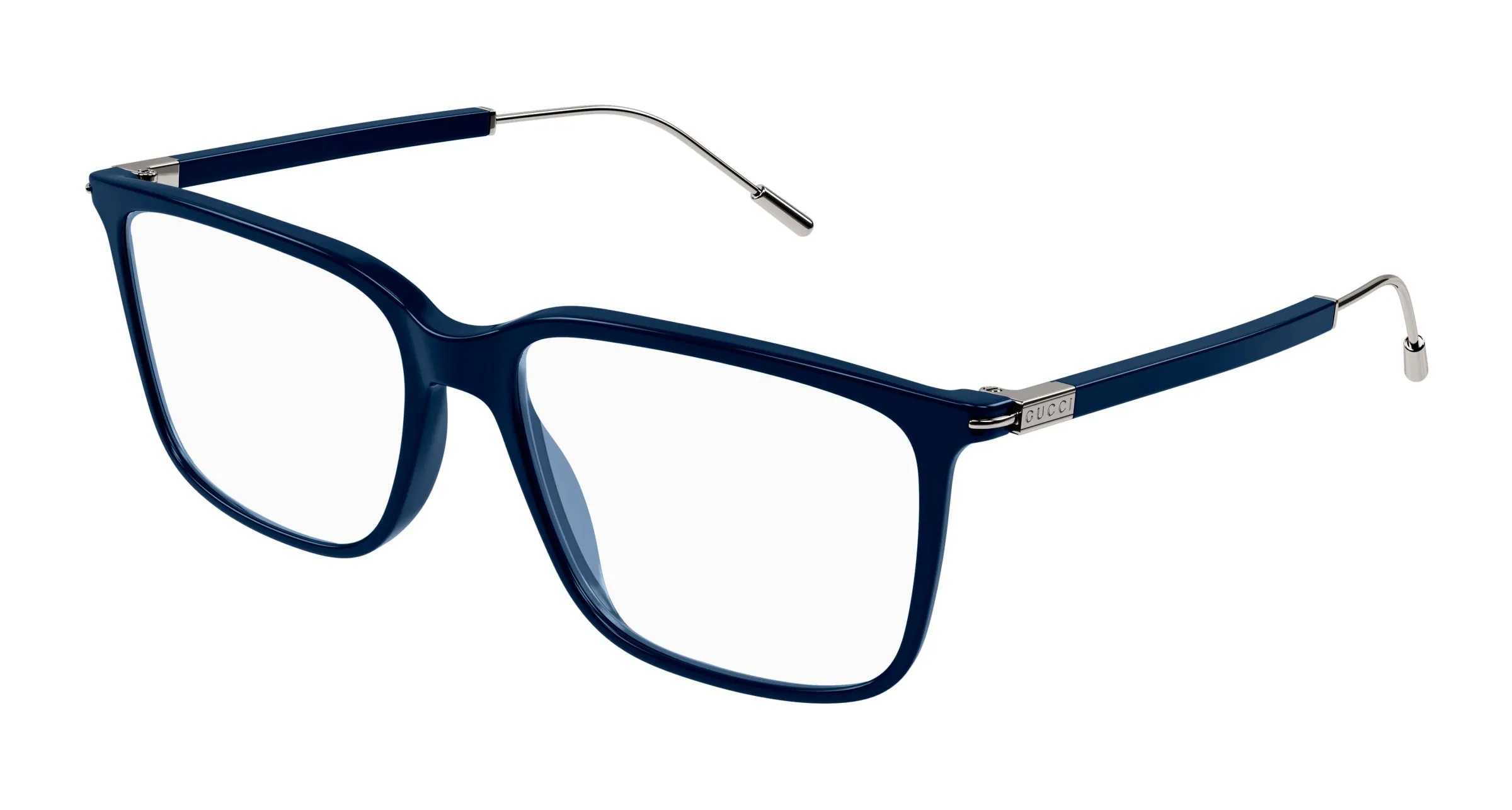 Gucci GG1273O 003 Montature da vista Plastica Blu Squadrata - immagine 1