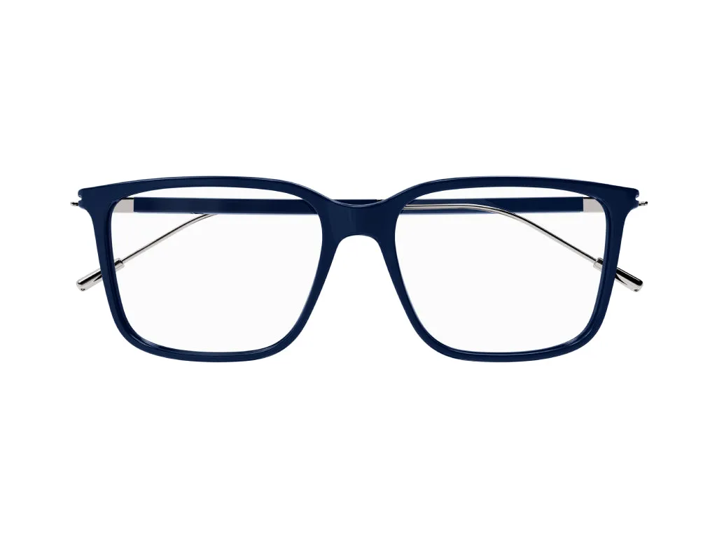 Gucci GG1273O 003 Montature da vista Plastica Blu Squadrata - immagine 2