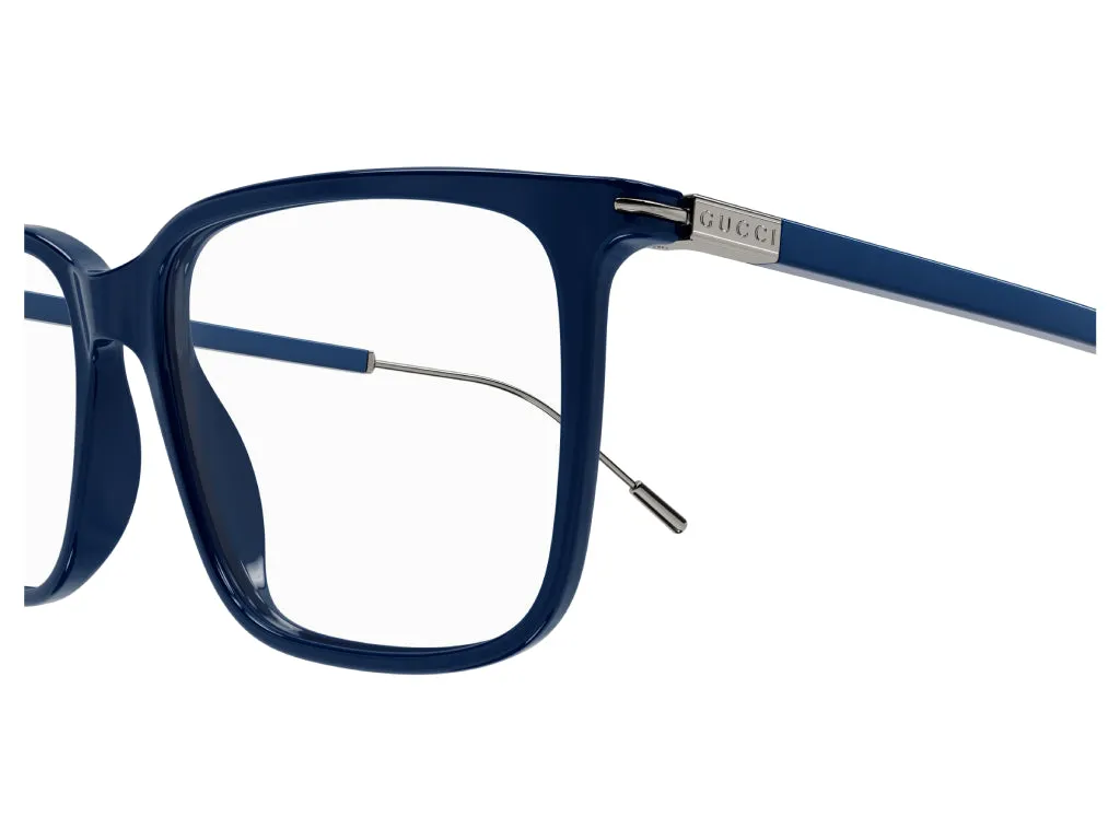 Gucci GG1273O 003 Montature da vista Plastica Blu Squadrata - immagine 4