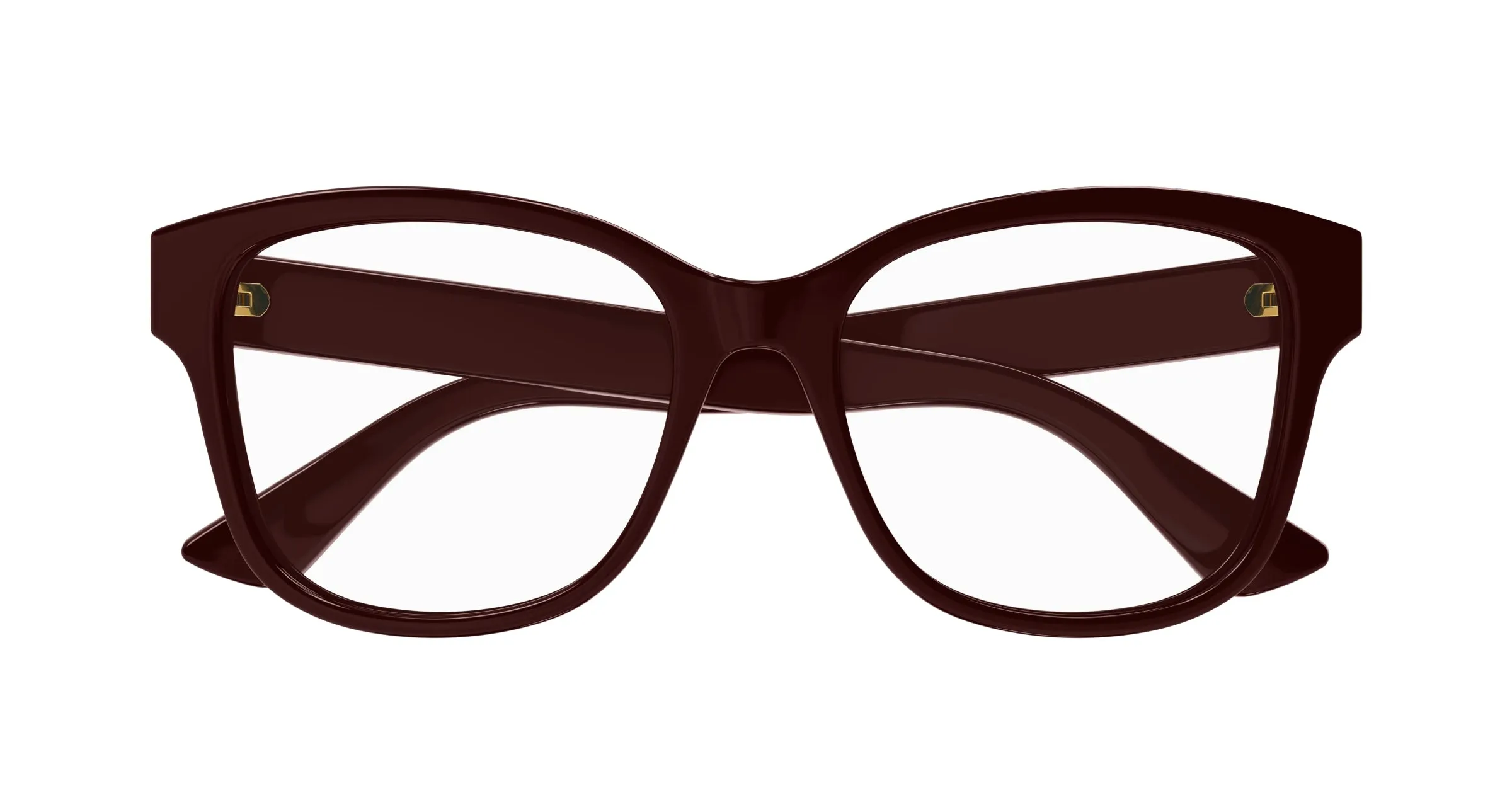 Gucci GG1340O 004 Montature da vista Plastica Borgogna Squadrata - immagine 3