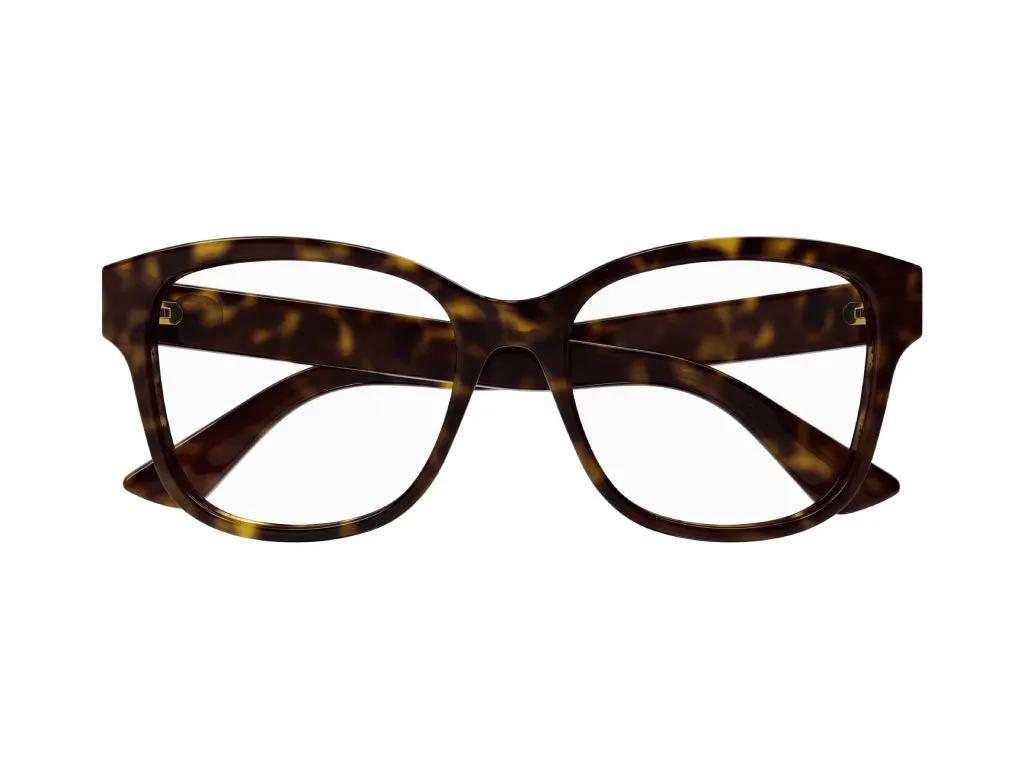 Gucci GG1340O 002 Montature da vista Plastica Havana Squadrata - immagine 2