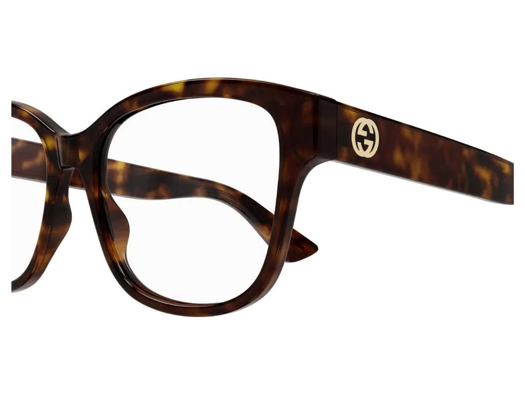 Gucci GG1340O 002 Montature da vista Plastica Havana Squadrata - immagine 4