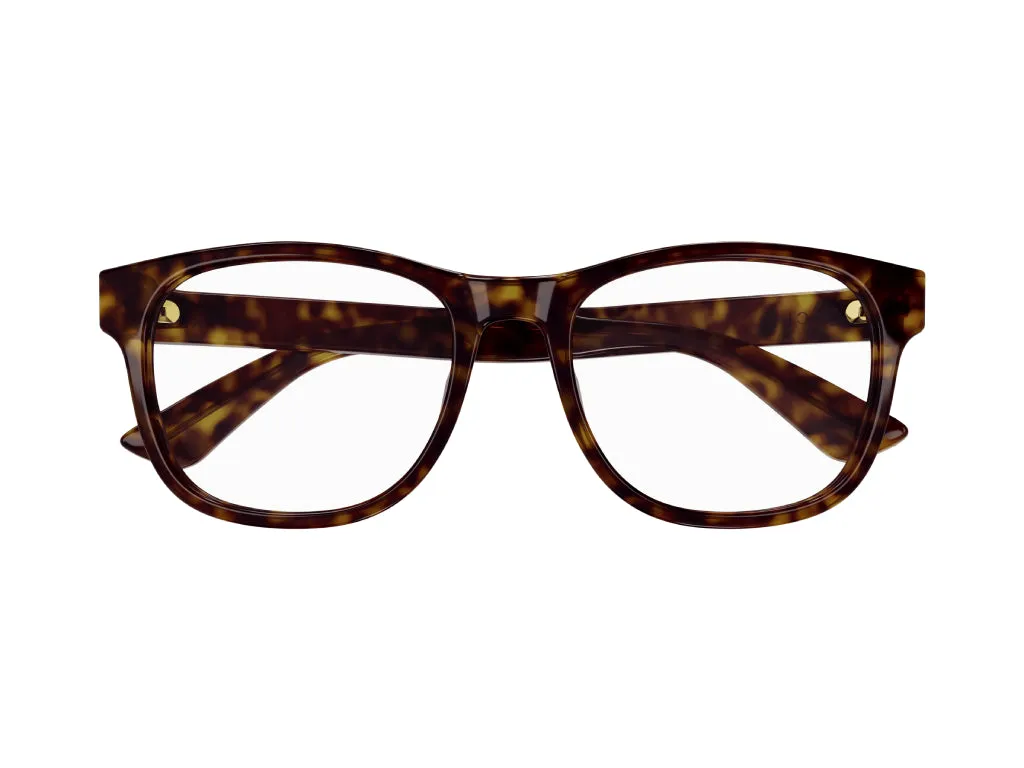 Gucci GG1344O 002 Montature da vista Plastica Havana Squadrata - immagine 2