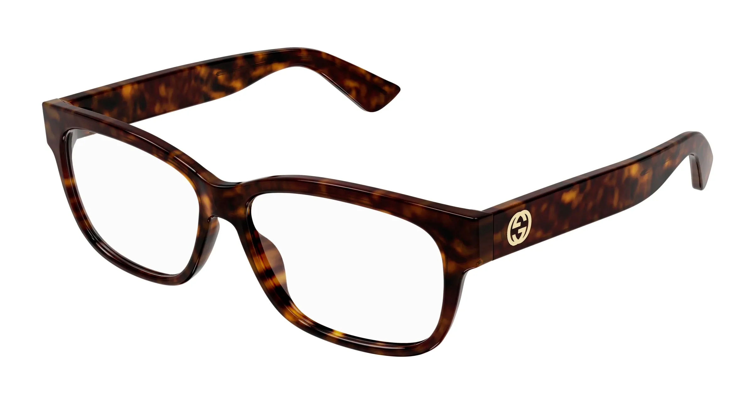 Gucci GG1341O 002 Montature da vista Plastica Havana Squadrata - immagine 1