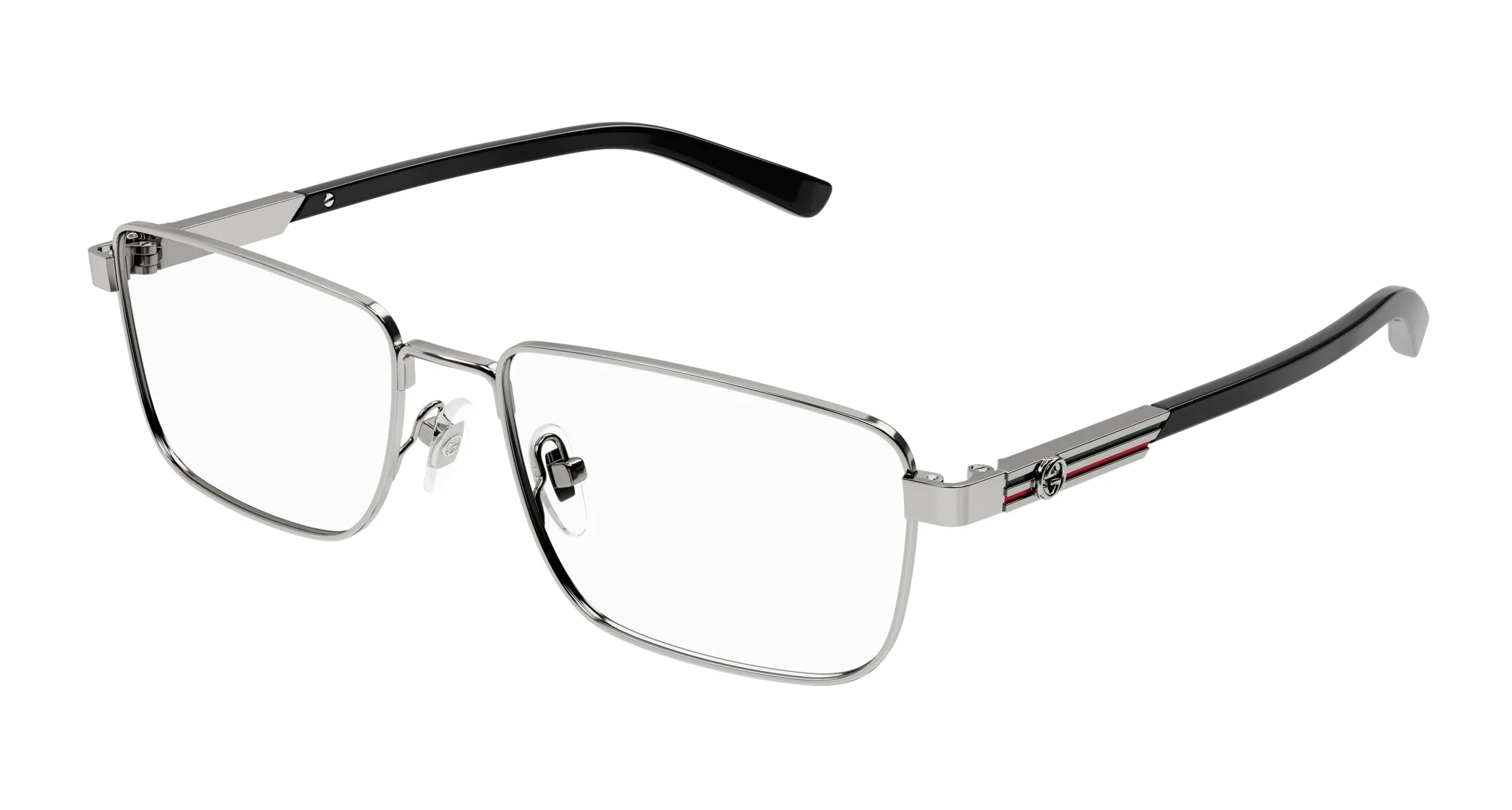 Gucci GG1291O 001 Montature da vista Metallo Rutenio Squadrata - immagine 1