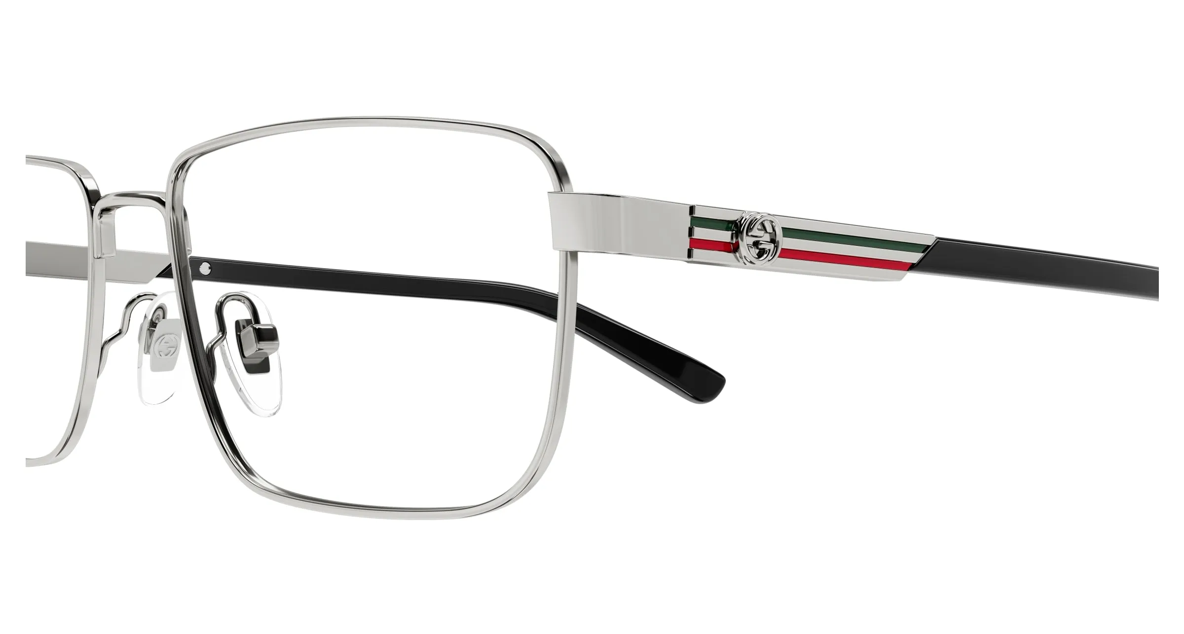 Gucci GG1291O 001 Montature da vista Metallo Rutenio Squadrata - immagine 3