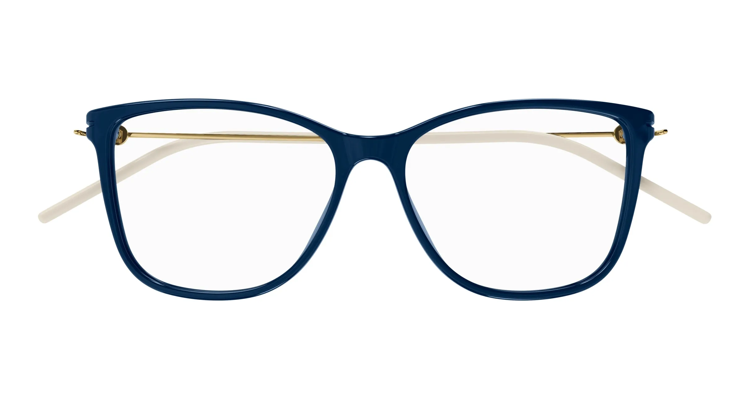 Gucci GG1272O 003 Montature da vista Plastica Blu Cat Eye - immagine 3