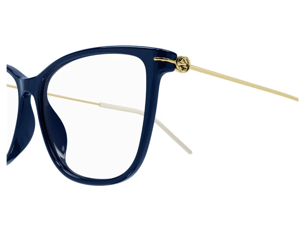 Gucci GG1272O 003 Montature da vista Plastica Blu Cat Eye - immagine 4