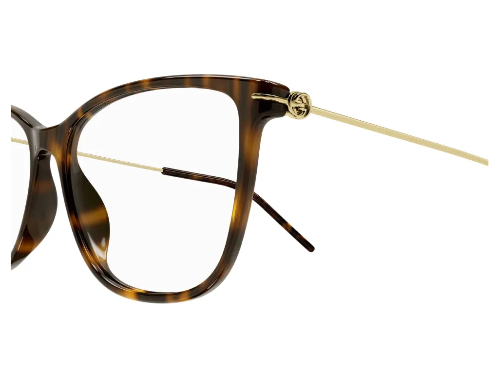 Gucci GG1272O 002 Montature da vista Plastica Havana Cat Eye - immagine 4
