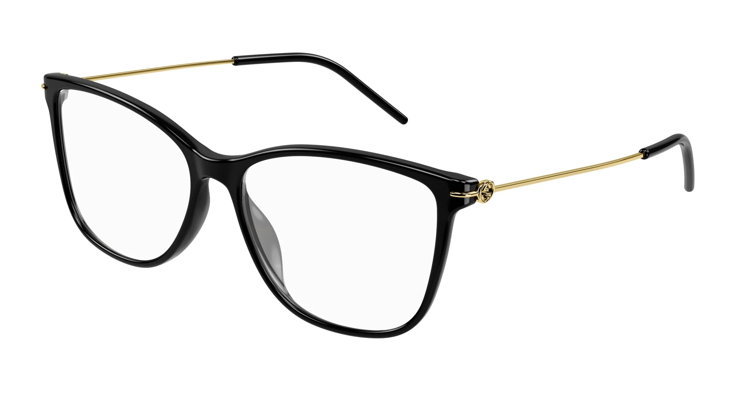 Gucci GG1272O 001 Montature da vista Plastica Nero Cat Eye - immagine 1