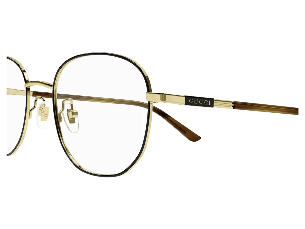 Gucci GG1352O 003 Montature da vista Metallo Oro Rotonda - immagine 4