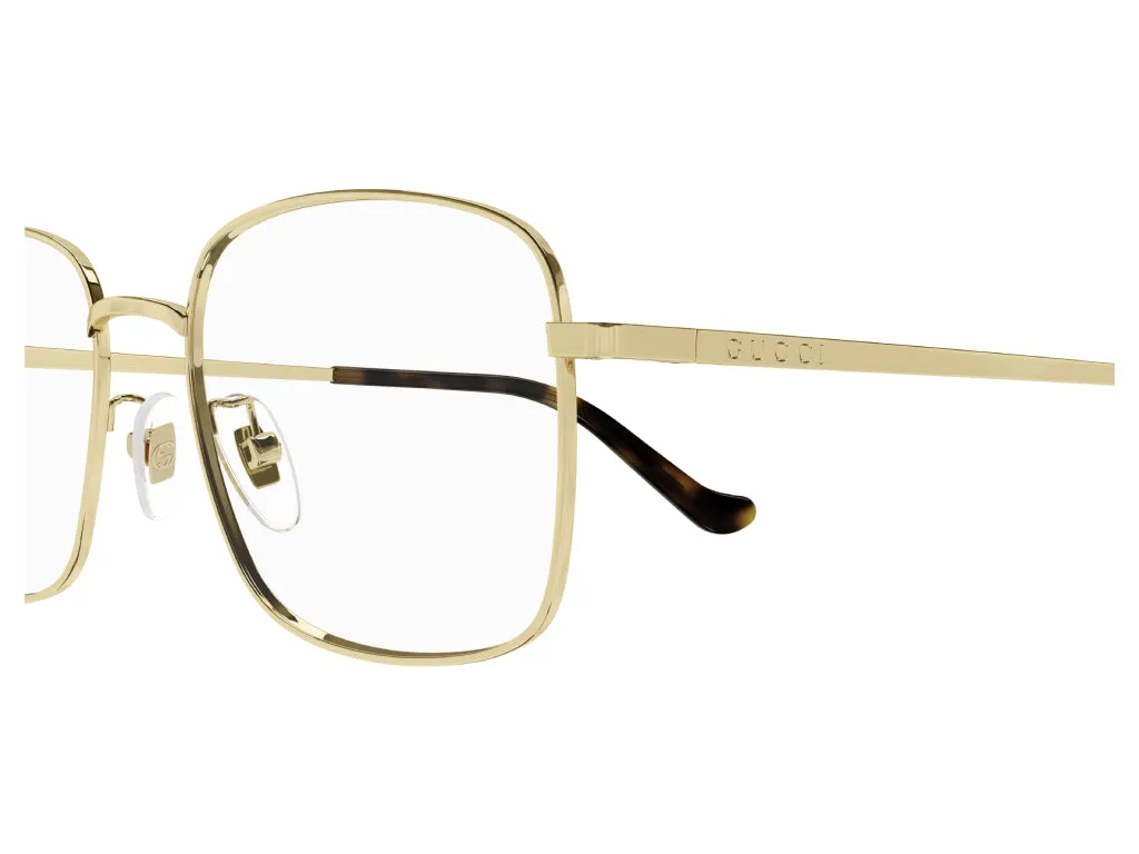 Gucci GG1355OA 002 Montature da vista Metallo Oro Squadrata - immagine 4