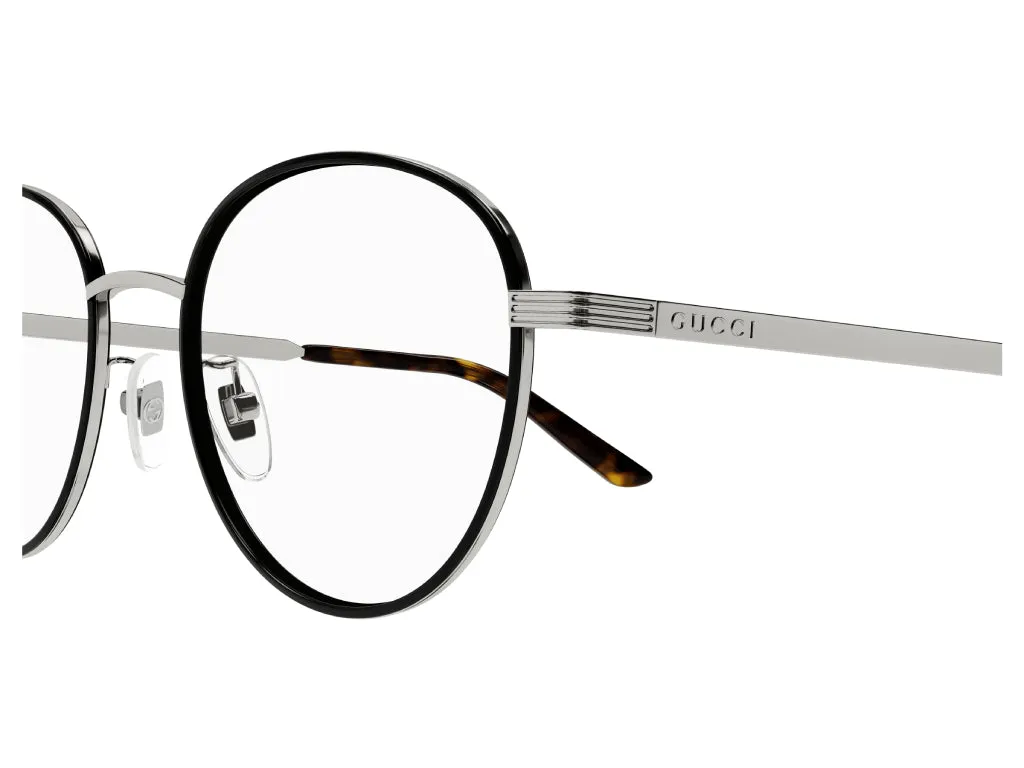 Gucci GG1353OA 003 Montature da vista Metallo Rutenio Rotonda - immagine 4