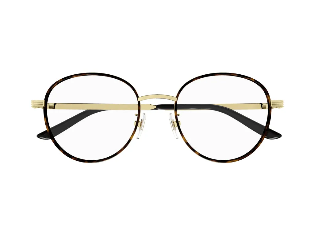 Gucci GG1353OA 002 Montature da vista Metallo Oro Rotonda - immagine 2