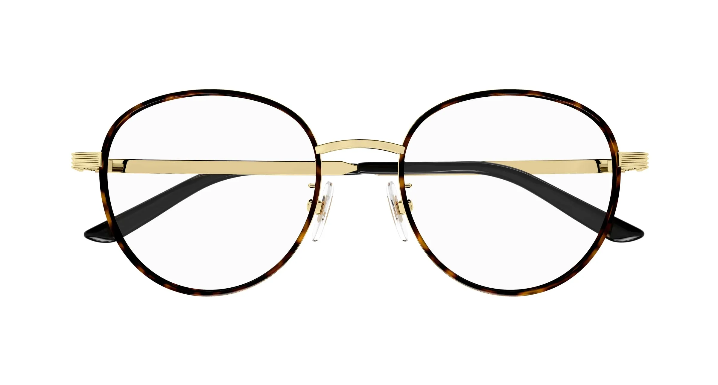 Gucci GG1353OA 002 Montature da vista Metallo Oro Rotonda - immagine 3