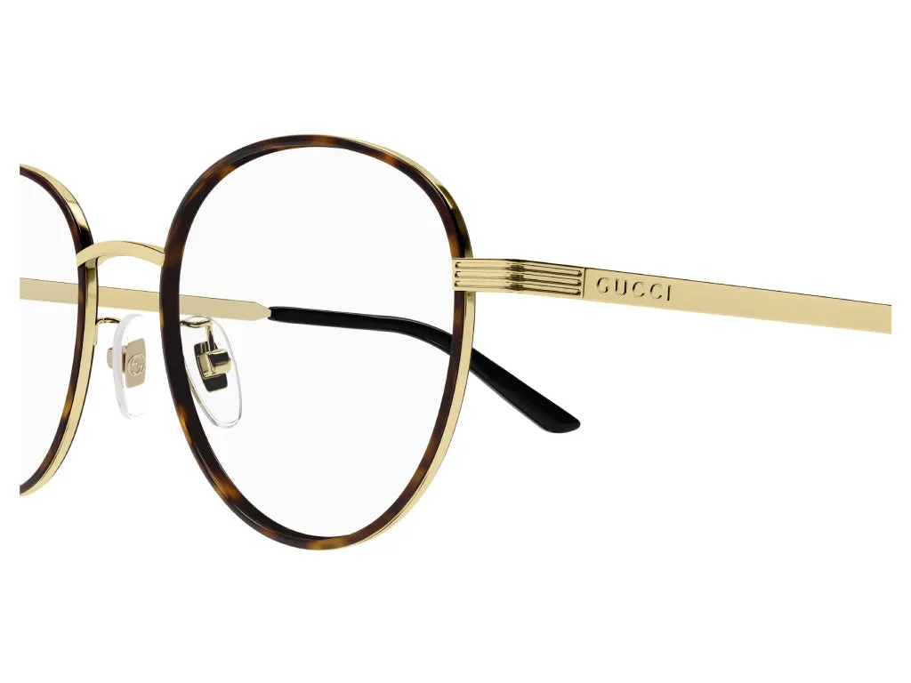 Gucci GG1353OA 002 Montature da vista Metallo Oro Rotonda - immagine 4